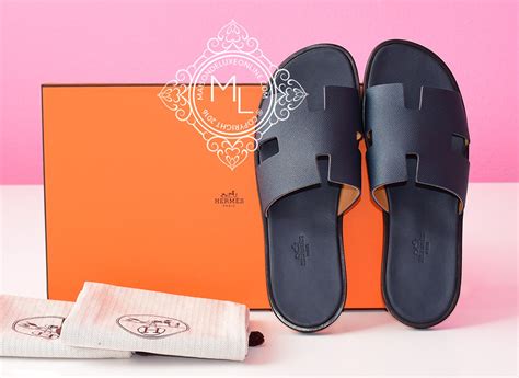 hermes slippers blauw|authentic Hermes sandals.